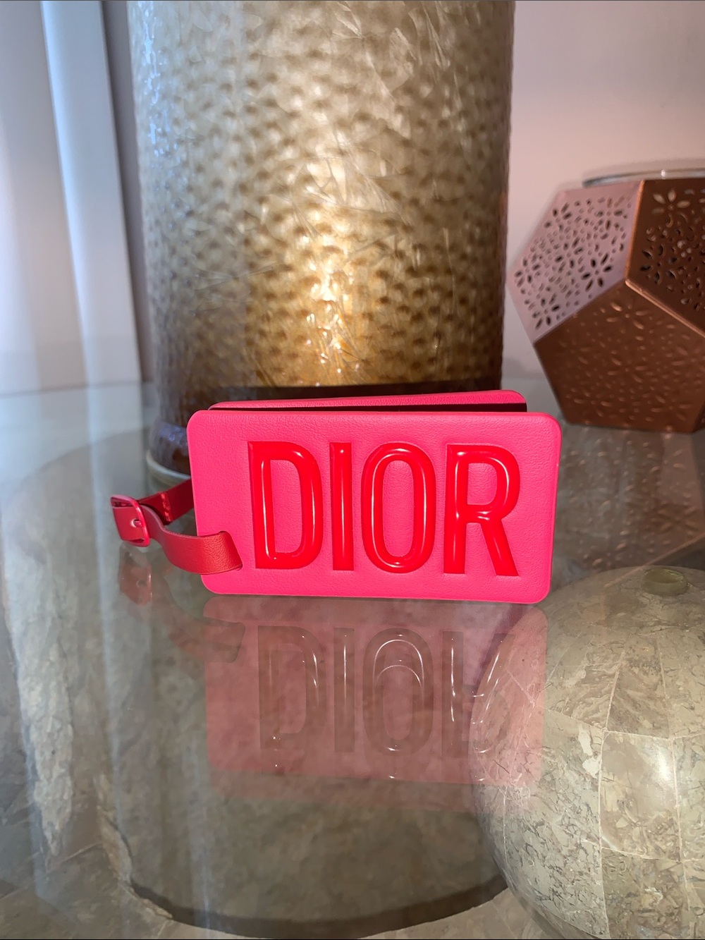 Dior Luggage Tag/Mirror